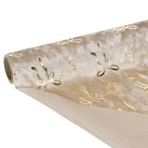 Článok Prestieranie na stôl, dekoračná látka s úzkymi mašľami, na rolke, 120x35cm, 2 kusy