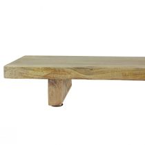 položky Dekoratívny drevený podnos s podstavcom z mangového dreva 80x6x27,5cm