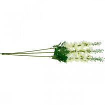 Článok Delphinium biele umelé kvety Delphinium hodvábne kvety umelé kvety 3ks