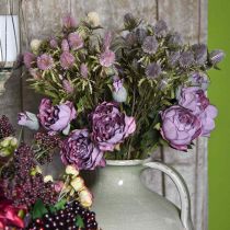 položky Bodliakový kvet umelá stonka ružový 10 hlávok 68cm 3ks