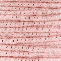 položky Knôt Glamour Pink/Strieborný s drôtom 33 m