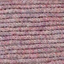 Článok Vlnená šnúra s ružovou a zlatou niťou, 5 m x 5 mm s drôtom, na dekoráciu a tvorenie