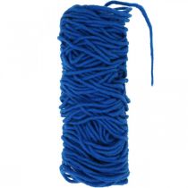 položky Knôtová plstená šnúra s drôtom 30m modrá