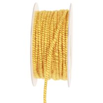 položky Vlnená niť s drôtenou plstenou šnúrou sľudovo žltý bronz Ø5mm 33m