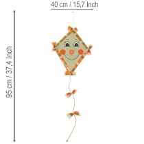 Článok Dekoratívny drak s tvárou a závesom, jesenná dekorácia, 40 cm, 2 kusy