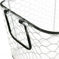 položky Drôtený kôš, nádoba, kvetináč L43,5/39,5/35 cm sada 3 ks