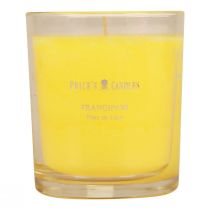 položky Vonná sviečka v skle letná vôňa Frangipani Yellow V8cm