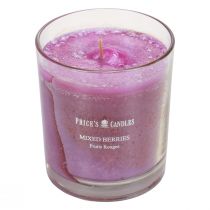 položky Vonná sviečka v pohári letná vôňa bobule mix fialová V8cm