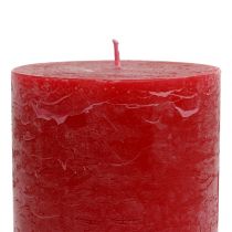 položky Jednofarebné sviečky červené 85x150mm 2ks