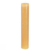 položky Jednofarebné sviečky tyčinkové sviečky medové 50x300mm 4 ks