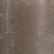 položky Jednofarebné stĺpové sviečky hnedé sviečky 60x100mm 4 ks