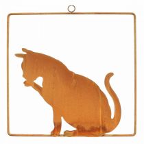 položky Patina dekorácia mačka hrdza dekorácia na zavesenie 24,5cm