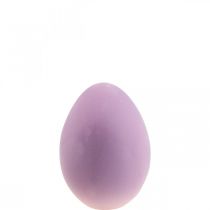 položky Veľkonočné vajíčko ozdobné vajíčko plastové fialové vločkované 20cm
