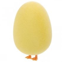 položky Veľkonočné vajíčko s nožičkami žltá dekorácia figúrka vajíčko Veľkonočná dekorácia V13cm 4ks