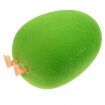 položky Vajíčko Veľkonočná dekorácia s nožičkami Dekorácia z vajíčok vaječná zelená V13cm 4 kusy