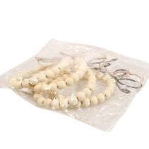 položky Deko prívesok Veľkonočné vajíčko drevené kovové okenné dekorácie 13x18cm 4ks