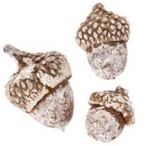Článok Žalude, prírodný produkt na dekoráciu, obielené, 1-3 cm, 300 g