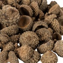 Článok Prírodné žaluďové čiapky, dekoratívne misky na jeseň a advent, 2 cm, 300 g