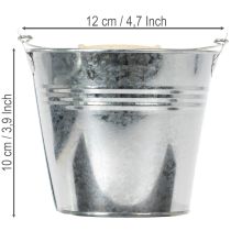 Článok Vedro Ø12cm V10cm 8ks. Zinok, lesklý