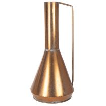 Článok Elegantná stojaca váza, vintage štýl, orientálna, dekoratívny kovový džbán medenej farby, Ø27cm V58cm