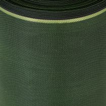 položky Elegantná moaré zelená stuha na veniec so zlatým okrajom, 100 mm x 25 m, na pohrebnú floristiku a dekoráciu