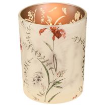 položky Elegantný svietnik s kvetinovým motívom pre harmonický dizajn miestnosti, 12,5 cm, 2 kusy