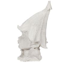 položky Dekoratívna figúrka hlavy trpaslíka pre štýlové doplnky do záhrady a obývačky, sivá, 30 cm
