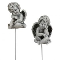 položky Anjel sivá ako zátka 5cm - 5,5cm 8 kusov