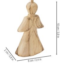 Článok Figúrka anjela na zavesenie na vianočný stromček, 10 cm, 12 dielikov