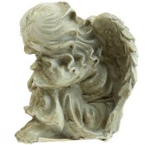 položky Anjel pre hrob Krémový Anjel Hrobový Spiaci anjel 6×5,5×8cm