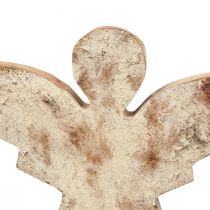 položky Vianočná anjelská dekorácia Vianočné mangové drevo 20×18×2,5cm