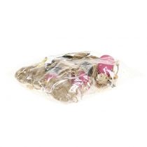 položky Drevení anjelici na zavesenie šedý, ružový 7,5cm 6 ks