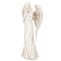 položky Figúrka anjela stojaceho a modliaceho sa, dekorácia, 36 cm
