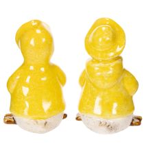 položky Figúrky kačičiek, keramické figúrky do pršiplášťa na zábavnú dekoráciu balkóna a záhrady, 11 cm, 4 kusy