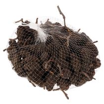 Článok Prírodné jelšové šišky, voľné, na ozdobu, 3 cm, 300 g, prírodná hnedá.