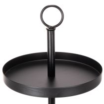 položky Trojposchodový kovový okrúhly servírovací stojan na viacposchodovú dekoráciu stola, 61 cm