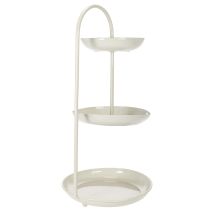 položky Trojposchodová stolová dekorácia, ideálna do obývačiek, na príležitosti, svadby, 55 cm
