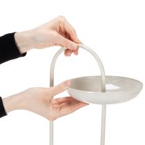 položky Trojposchodová stolová dekorácia, ideálna do obývačiek, na príležitosti, svadby, 55 cm