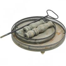 položky Deco Stojan na tortu Wood Plants Stojan na tortu Vintage V47cm Ø34cm