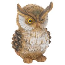 položky Figúrka sovy, malá sediaca sova, dekorácia, 11 cm