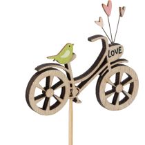 položky Drevené kolíky s motívom bicykla pre jarnú romantickú atmosféru v obývačke, 8 cm, 12 kusov