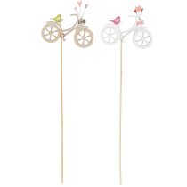 položky Drevené kolíky s motívom bicykla pre jarnú romantickú atmosféru v obývačke, 8 cm, 12 kusov