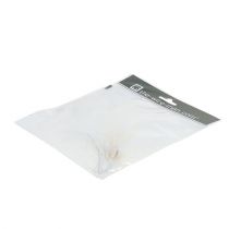 položky Pierka na drôte L27cm biele 6 ks