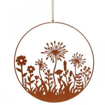 položky Okenná dekorácia jarná závesná dekorácia kovová kvetinová dekorácia Ø30cm 2ks