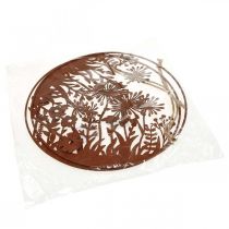 položky Jarná dekorácia na okno, závesná dekorácia, kovový kvetinový krúžok Ø30cm, sada 2 kusov