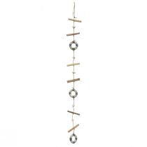 položky Okenná dekorácia námorné záchranné kolesá drevená dekorácia letná 90cm