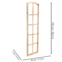 položky Drevený okenný rám ako dekorácia na stenu 100 cm