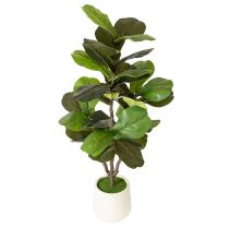 položky Umelý Ficus lyrata 120 cm dekoratívny do obývačky