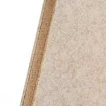 položky Plstená dekorácia na vianočný stromček jedľa béžová V80cm