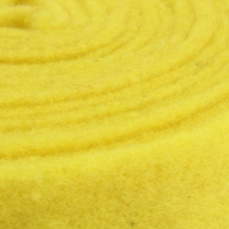 položky Plsťová stuha žltá deko stuha filc 7,5cm 5m